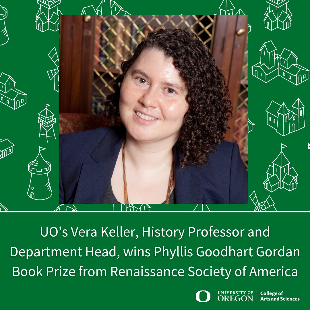 Congratulations to Vera Keller, professor of history, for being awarded the Phyllis Goodhart Gordan Book Prize from the Renaissance Society of America @RSAorg. Keller received this award for her 2023 book The Interlopers: Early Stuart Projects and the Undisciplining of Knowledge.