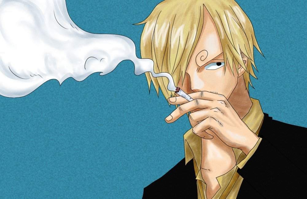 OnePiece1107 . I love how Sanji starts smoking nonchalantly after doing  something absolutely badass as if nothing happened lol