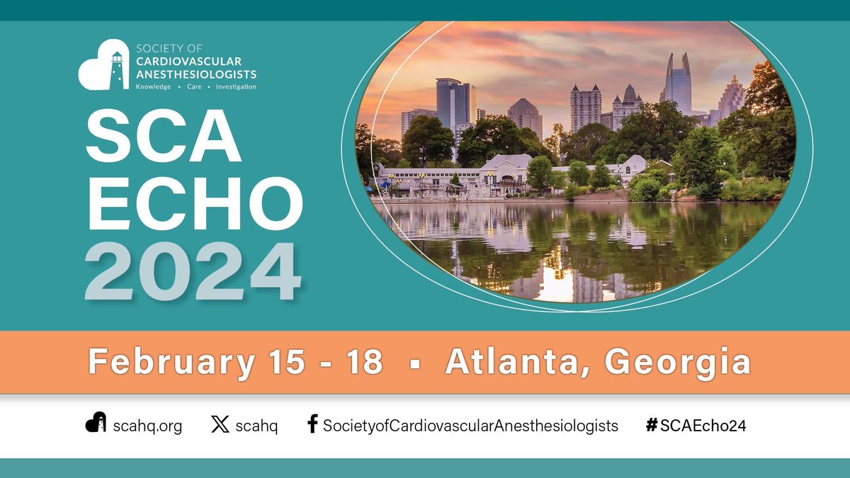 SCA ECHO 2024 is up and running! Thrilled so many have so many friends in echo join us live Atlanta, and virtually!