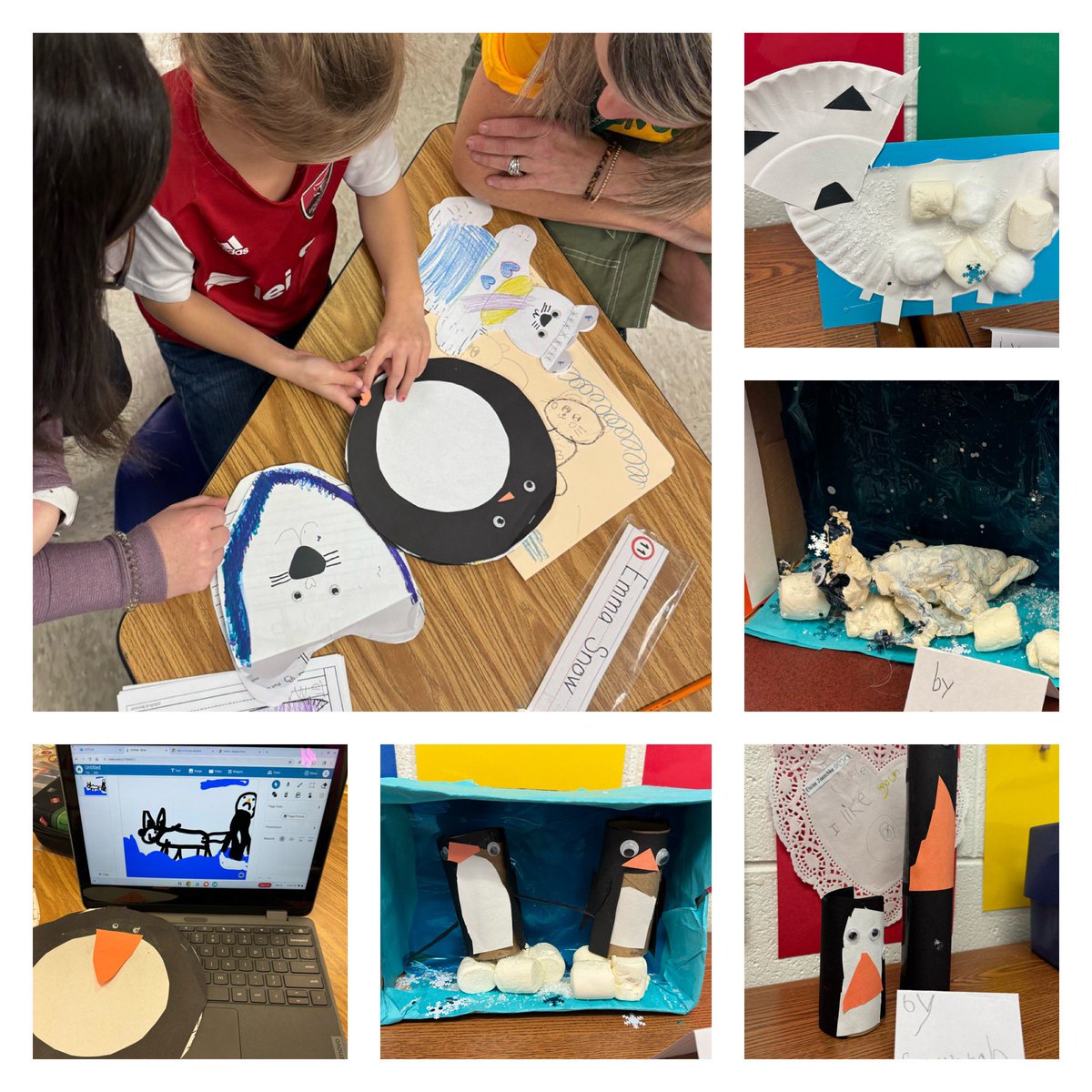 LCPSProLearning's tweet image. Thank you Mrs. Miles for inviting us to celebrate the amazing work your Ss did on arctic animals! We learned so much about arctic foxes, polar bears, walruses, and penguins! @KWCcrocs #DeeperLearningForAll #LCPS5Cs #ONELCPS #lcps24