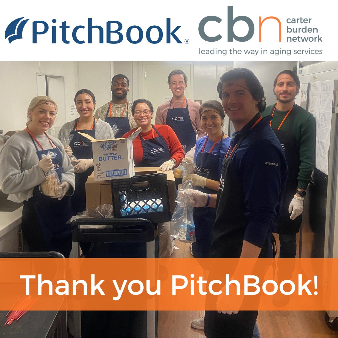 We would like to extend a big thank you to the team at @PitchBook for volunteering for meal service at the Carter Burden Luncheon Club yesterday - every Black History Month they celebrate in many ways, and this year to give back to the community they partnered with us!