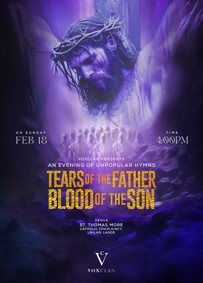 TheVoxClan's tweet photo. Heart-wrenching. Captivating. Soulful.

This Sunday,, follow Vox Clan on the victorious journey of our Saviour in this experience of a lifetime! ✝️⭐ https://t.co/5IwV7WEKW3