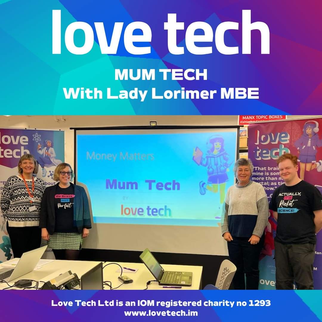 😊 Thank you to everyone who attended our Mum Tech session last night.

Also... thank you to our special guest and Love Tech Patron, Lady Lorimer, MBE, (pictured 2nd from right)  🎆

2 sessions still to go💥👇

eventbrite.com/e/mum-tech-tra…