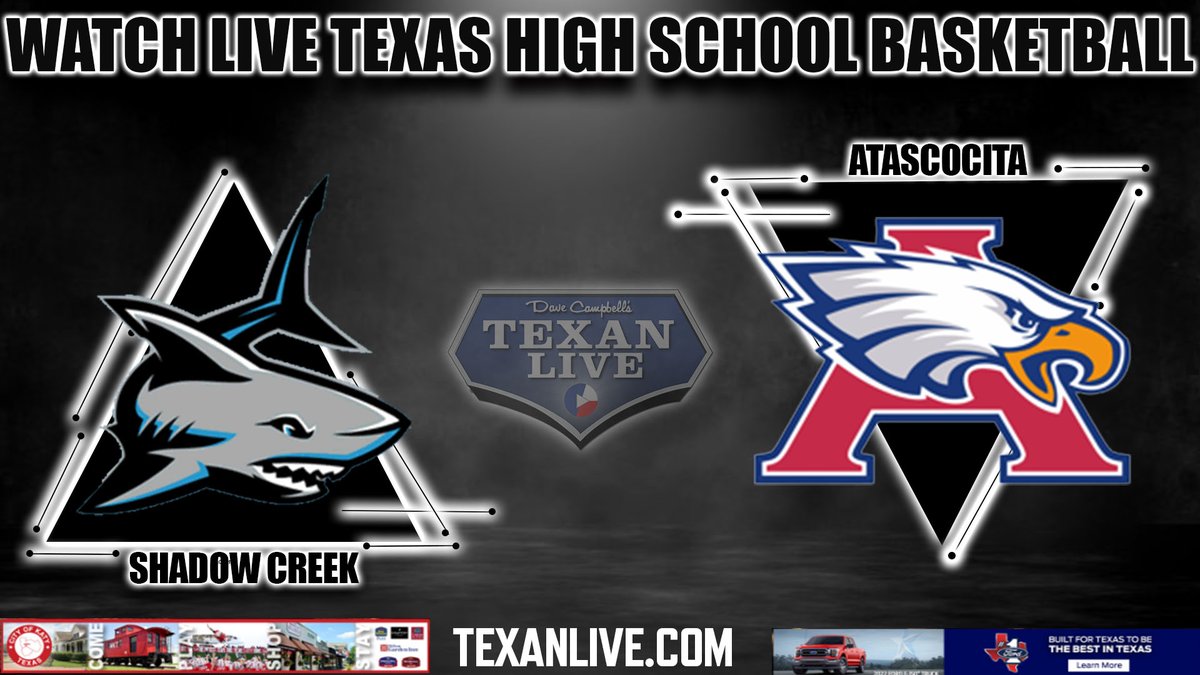 Texan_Live's tweet image. WATCH THIS GIRLS BASKETBALL GAME LIVE
AREA ROUND PLAYOFFS
Shadow Creek vs Atascocita
Thursday 2/15/2024
@TrevorBullard2 on the call
Coverage Begins at 6pm
For the Live Link Click Here: bit.ly/3UZOzM7

#TXHSGBB @DCTBasketball @shadowcreekgbb