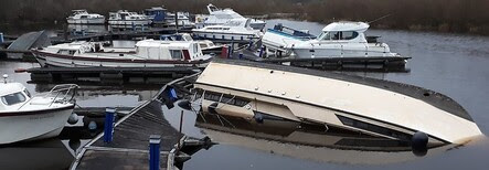 Tornado Capsizes Boats in North Shannon Ireland
#BoatDamage #Tornado #CapsizedBoats #NorthShannon #Ireland 
#LeitrimMarina #LeitrimCounty #BoatSinking #PollutionProtectionBoon #OutNews 
poweryachtblog.com/2024/02/tornad…