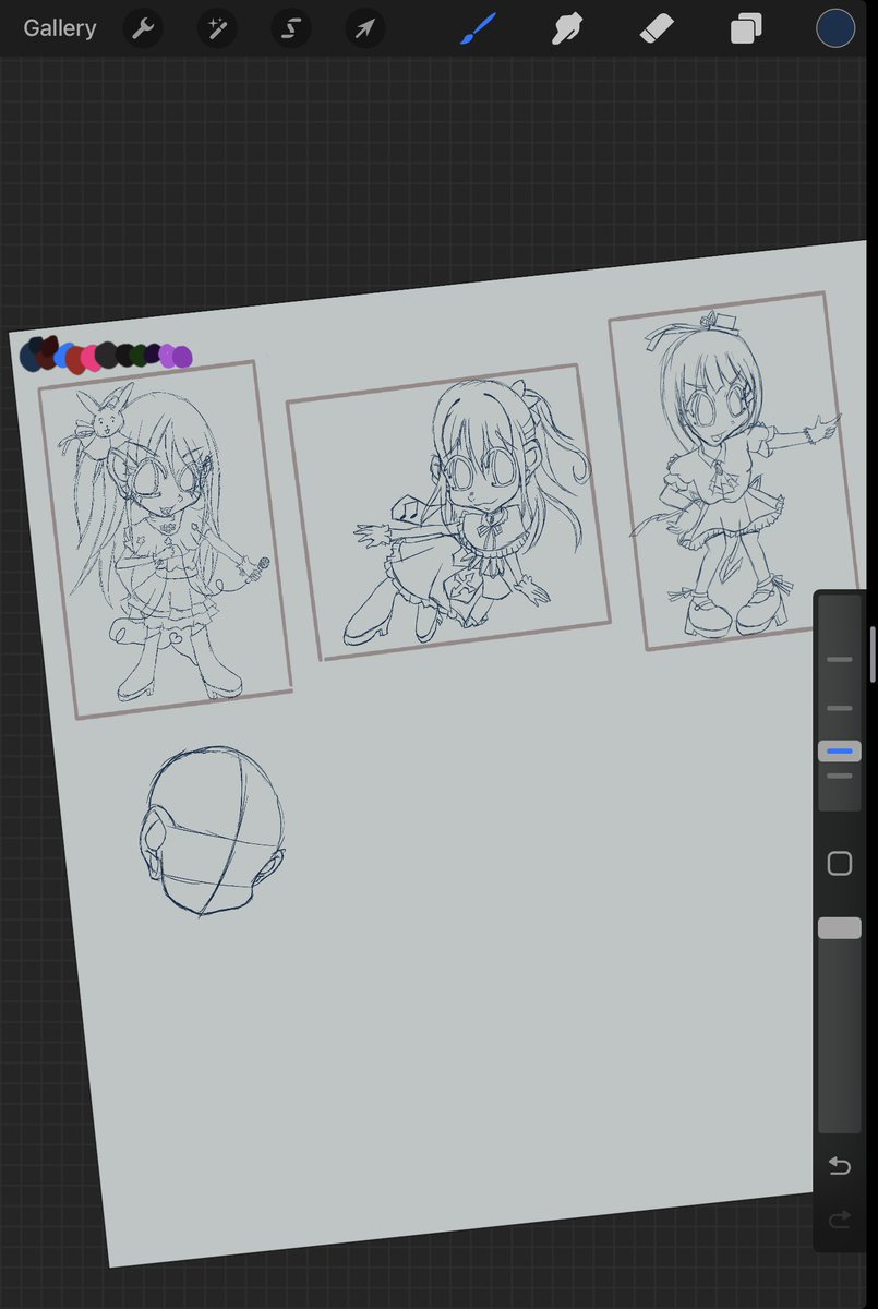 reafu's tweet photo. 3 down…3 more to go!

#reafuart #artistsontwitter #fanart #oshinoko #wip #sketch #procreate #ipadpro #applepencil https://t.co/YPBGzJkr1H