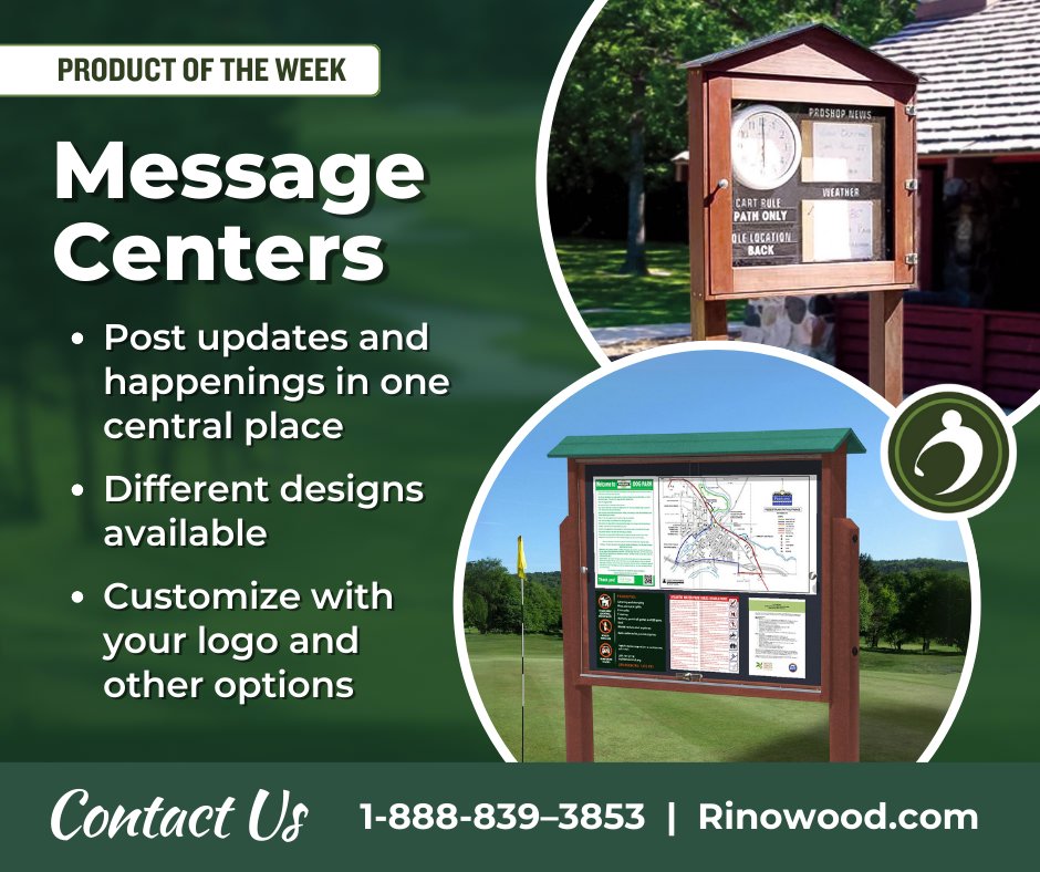 landmarkgolf's tweet image. Keep members and guests up to date on the latest happenings around your course. #MessageCenters #LandmarkGolf
rinowood.com/products/messa…