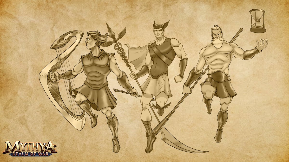 The gods are getting ready for war in @playmythya ! Rumors say the mighty Olympians and formidable gods of Aaru are gearing up for a big fight. They both want to be the strongest in the land. Soon, $MORRA token holder will have the chance to join the fray in our early access