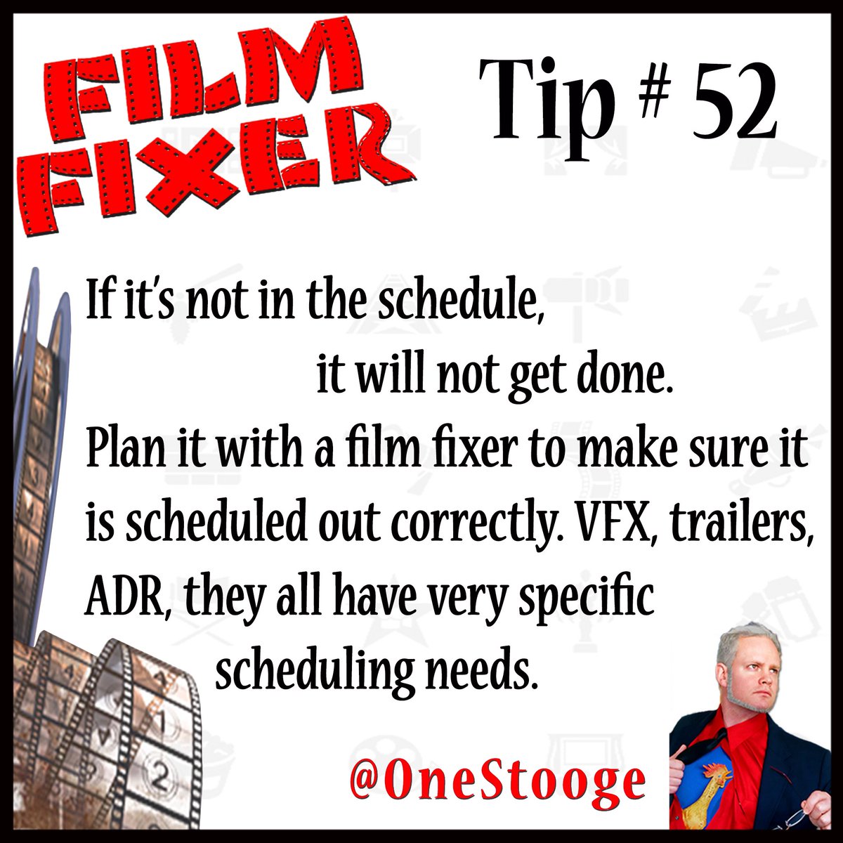 seankinney's tweet photo. A schedule out of order is a planned disaster.
#FilmFixer #HeroAtLarge #SeanKinney #Filmmaker #Director #PhysicalComic #1Stooge #OneStooge #EveryDayHero #GoSeanGO #IndieFilmmaker #Stuntman https://t.co/XQnXxIF6zK