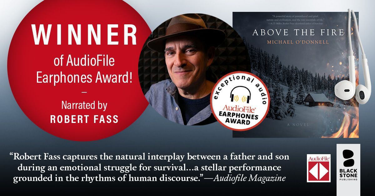 🎧🏆 #MichaelODonnell's gripping tale, #ABOVETHEFIRE, narrated by the talented @RobertFass1, has won an @AudioFileMag #EarphonesAward! 🎉 Join us in congratulating both the author + the narrator for this remarkable achievement! 📚 Order the audiobook: buff.ly/3Ikzayp