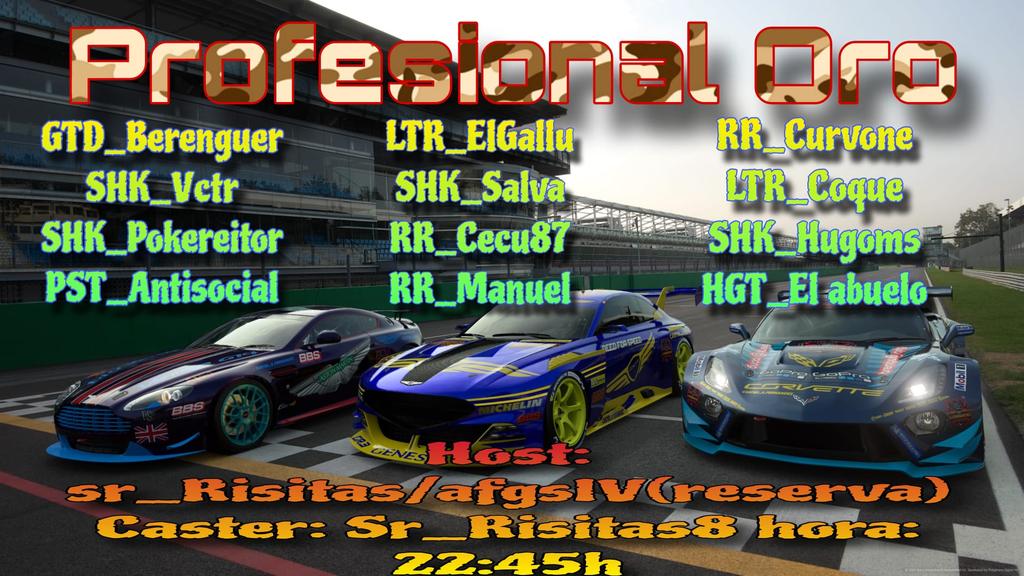 Esta noche sacaremos a pista a uno de nuestros mejores pilotos @E_B__13 solo ante el peligro, el único piloto de GTD. Mucha suerte au, au, au GTD a fuego