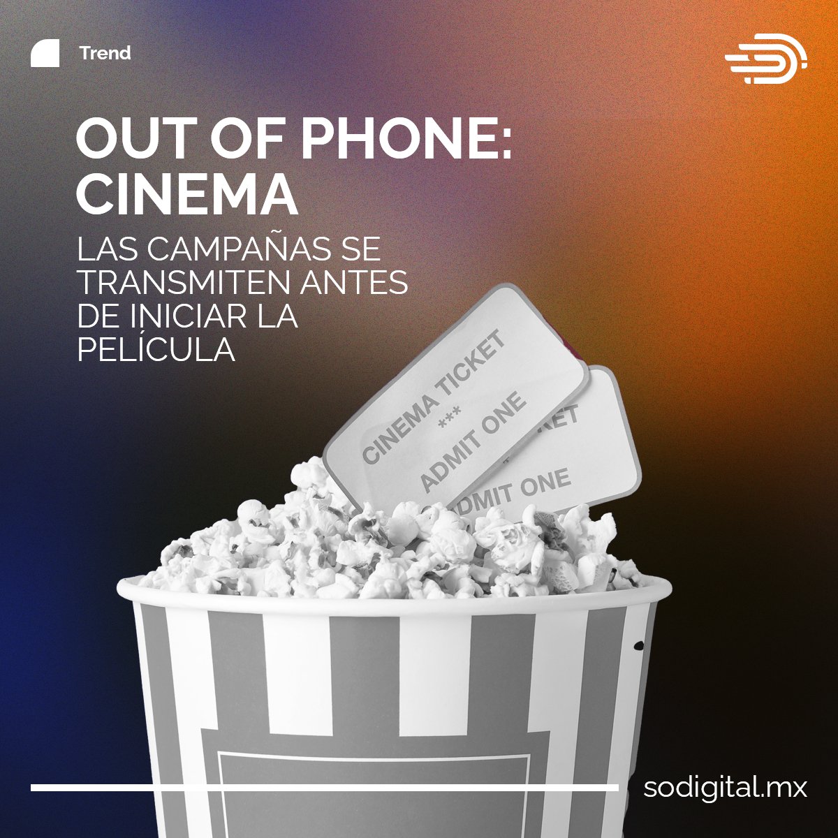 SoDigitalMx's tweet image. ¿Cómo ayuda el #OutOfPhone a las marcas? 👀 Aumenta la visibilidad de su contenido de #TikTok en pantallas digitales de restaurantes, cines, vallas publicitarias. 😱

#Marketing #SocialMedia #CommunityManagement #Copywriting #DiseñoGráfico #Publicidad #redessociales