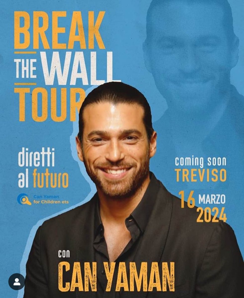 📸 bhrtrevisohotel 

Siamo lieti di annunciare che il Centro Congressi del nostro Hotel BHR Treviso, il 16 Marzo 2024, ospiterà la tappa del Triveneto del #BreakTheWallTour2024 di #CanYamanForChildren ets
⬇️
#CanYaman