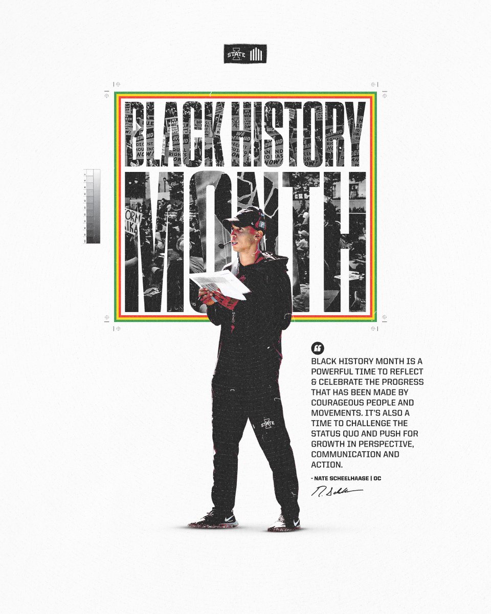 Celebrating Black History Month @CoachNateISU