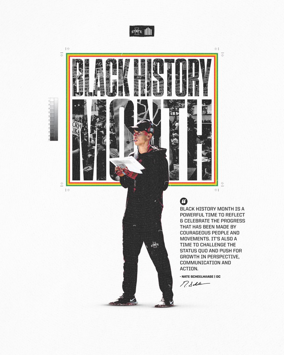 Celebrating Black History Month

@CoachNateISU