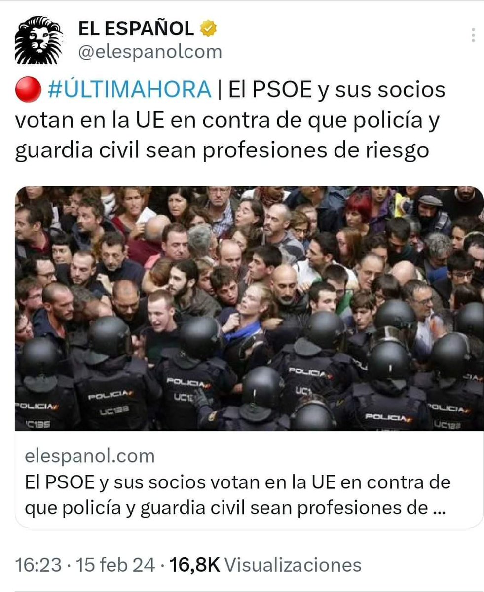 Si llevamos varios días escuchando, que la gestión del <a href="/interiorgob/">Ministerio del Interior</a> es impecable y que harán lo imposible por nombrar #ProfesionDeRiesgoYa y #ZonaEspecialSingularidad

Acaso han cambiado de opinión? Se ríen de los agentes, sus familias y la sociedad?

#BastaYa
#MarlaskaDimision