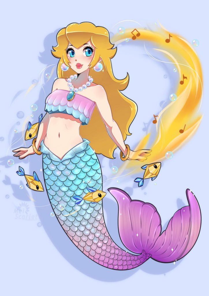 Mei_Scarlet's tweet photo. SHE IS DONE.
🧜‍♀️MERMAID PEACH🧜‍♀️ // Princess Peach Showtime! https://t.co/F2dP3rC9Lv