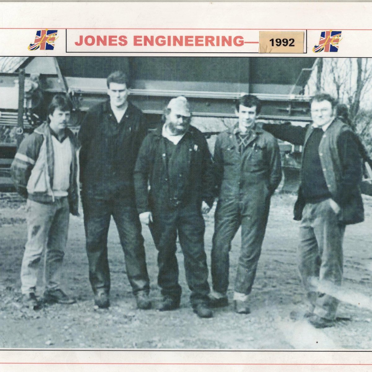 Throw back Thursday to 1992, the early days of Jones. Only one person has retired from this photo, the other 4 still work/part of Jones Engineering today. Can you guess who they? #tbt #tb #britishmanufacturing