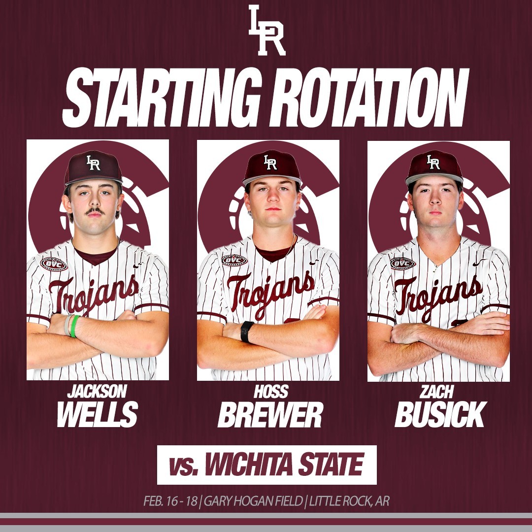 𝐒𝐭𝐚𝐫𝐭𝐢𝐧𝐠 𝐑𝐨𝐭𝐚𝐭𝐢𝐨𝐧⚔️ 

Friday: <a href="/jacksonbwells/">Jackson Wells</a> 
Saturday: <a href="/HossBrewer/">Hoss Brewer</a> 
Sunday: <a href="/ZachBusick/">Zach Busick</a> 

#LittleRocksTeam