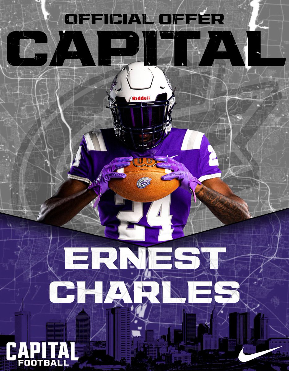 Ernest Charles (@ernest24l) on Twitter photo After a great conversation with <a href="/AdamParsons1996/">AdamParsons</a> I'm truly blessed and thankful to receive my first offer from <a href="/CapitalU_FB/">Capital University Football</a> 🙏🏾🙏🏾🙏🏾 #goddid 🖤 <a href="/PParkFB/">Pinellas Park Football</a> <a href="/727DreamChaser/">Coach T</a> <a href="/J5StarsE/">Josh Estremera Sr.</a> <a href="/coachGales/">Devon Gales</a> <a href="/TTsauceGod/">Greg Tilk Thomas</a> After a great conversation with <a href="/AdamParsons1996/">AdamParsons</a> I'm truly blessed and thankful to receive my first offer from <a href="/CapitalU_FB/">Capital University Football</a> 🙏🏾🙏🏾🙏🏾 #goddid 🖤 <a href="/PParkFB/">Pinellas Park Football</a> <a href="/727DreamChaser/">Coach T</a> <a href="/J5StarsE/">Josh Estremera Sr.</a> <a href="/coachGales/">Devon Gales</a> <a href="/TTsauceGod/">Greg Tilk Thomas</a>