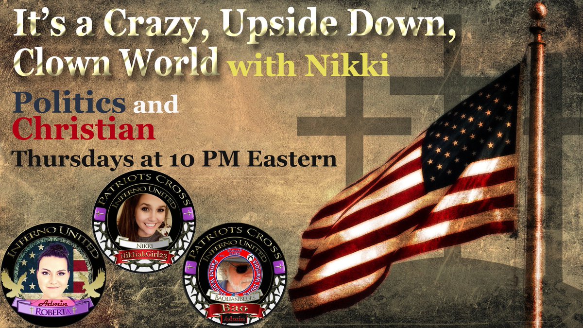 #Politics #Christian Set your reminder now for our space tonight at 10PM eastern Topics include: KC shooting AI The classified information on the Russian Collusion Scandal 👇👇👇 x.com/i/spaces/1rmxP… 👆👆👆