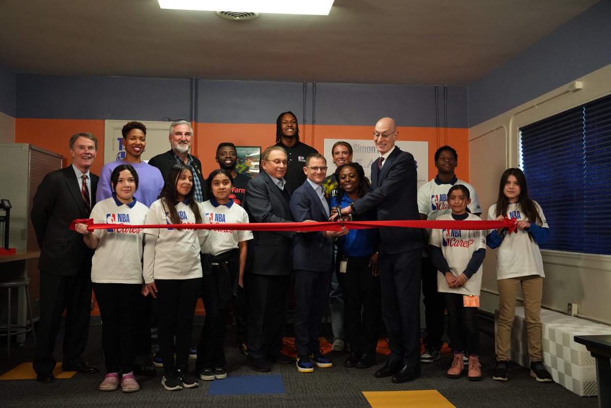 Thrilled that Christamore House is the 2024 NBA Legacy Project recipient! 🏠 Grateful to @NBA and the Simon Family for investing in our state and local communities. Today, we cut the ribbon and celebrate a legacy that's more than 100 years strong. 💪 🏀