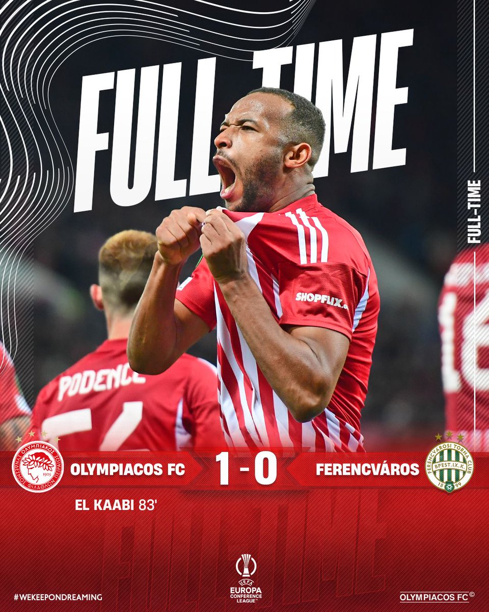 olympiacosfc's tweet photo. 𝐁𝐈𝐆 𝐖𝐈𝐍❗🇬🇷🔴⚪
First step: DONE! https://t.co/QcOG1WSSty