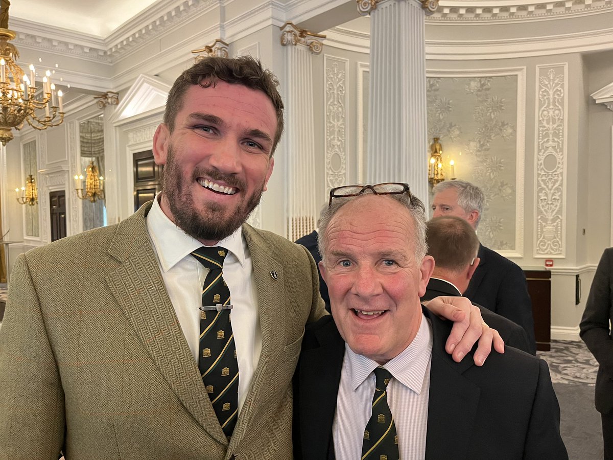 Great day @SaintsRugby past players lunch. Connecting former players and valuing the contribution of many. Well done to all involved in making it happen. Unknown to me my former England schools coach was a Saint. We met again today 🙌
