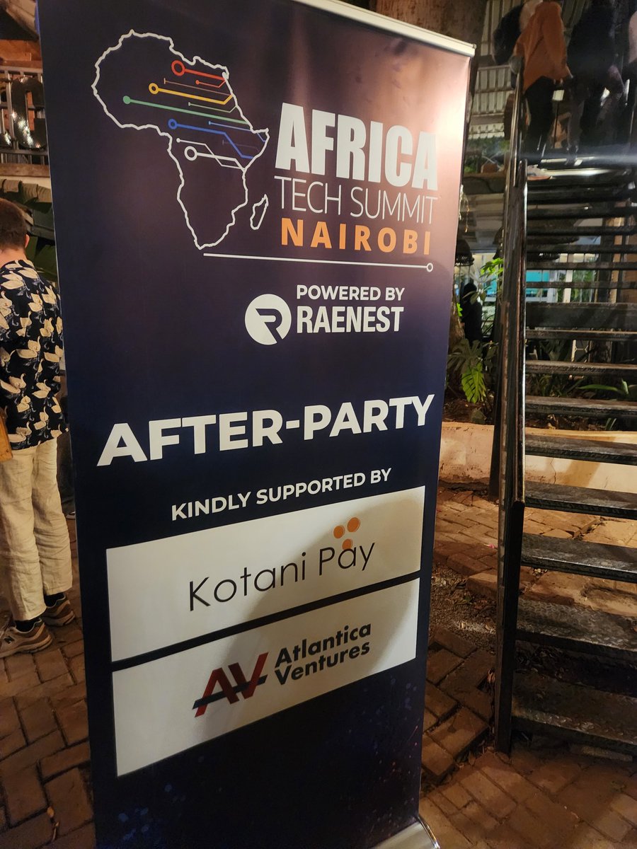 Outside for Africa Tech Summit after Party @ Alchemist!!. Yoooh!!