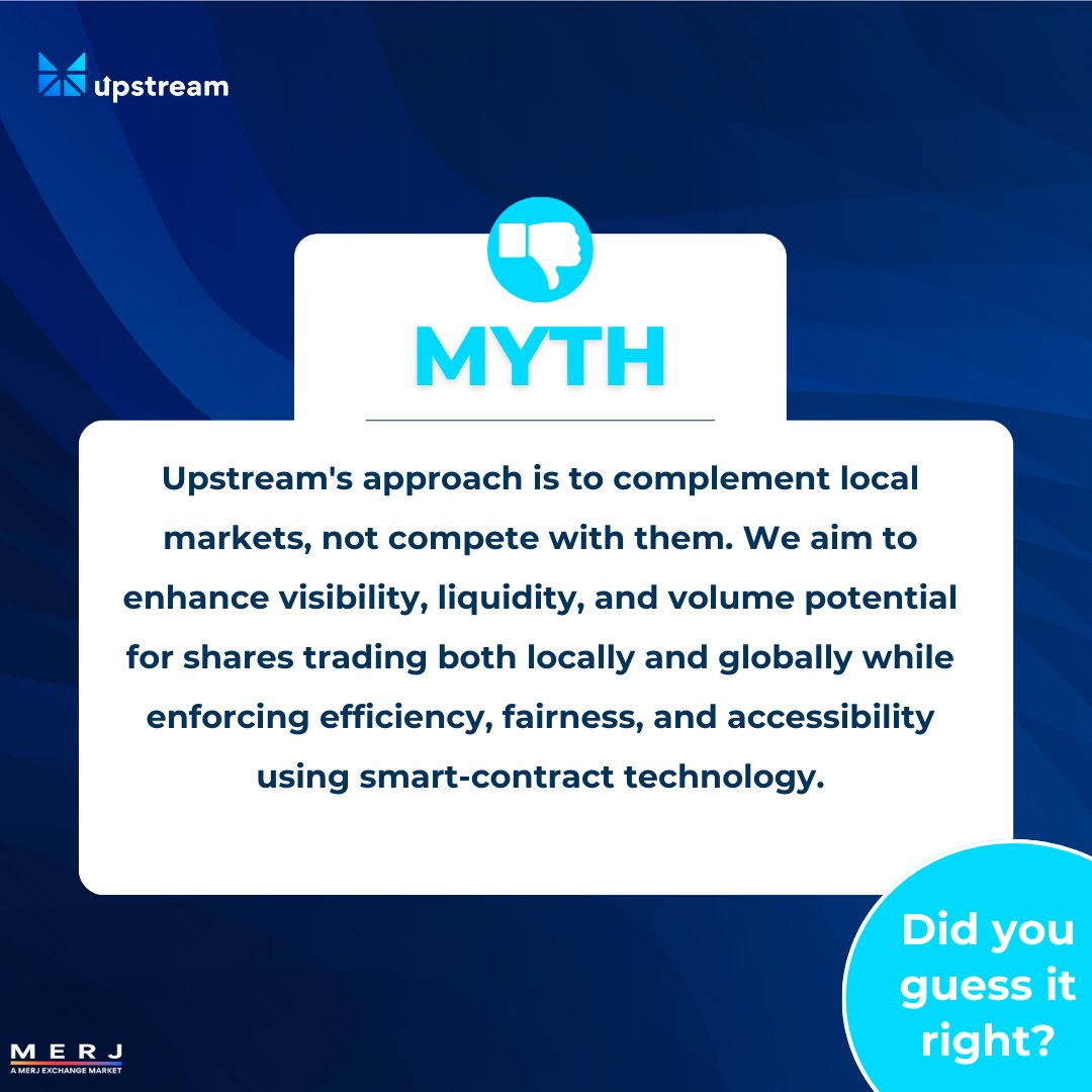 Upstream works to create mutually beneficial wins for exchanges, issuers, and local economies by giving issuers exposure to a global investor base who can purchase shares directly from an app! 📲

Learn more by visiting upstream.exchange

#StockMarket #Trading #Exchange