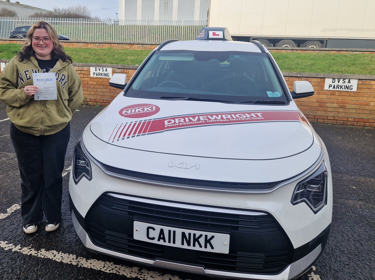 Whoooooo Hooooooo its 1st Time PASSDAY for Immy Kay !
Much love nik x
#LearnRightwithDriveWright 
#NKK  #Automatic #Manual #Drivinglessons  #FemaleInstructor #NikkisSquad #SquadGoals  #Lowestoft #Thisgirlcan #Thisgirldid #SidTheStonic #NevTheNiro #Followthecar  #LoveMyJob