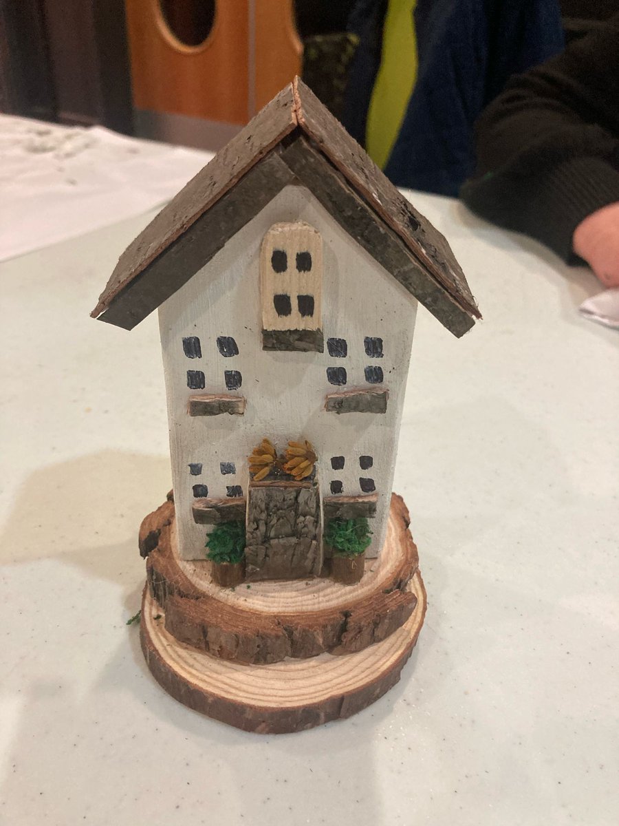 Rotherhamcreat2's tweet photo. Another fun day today creative all things wood. These lovely wooden garden plaques and cute little houses. We have been drilling, sanding, painting, decoupaging and embellishing! Well done to all our lovely learners. #awesomeadults #alwayslearning #workingwithwood #timeout https://t.co/3C7ErQksSW