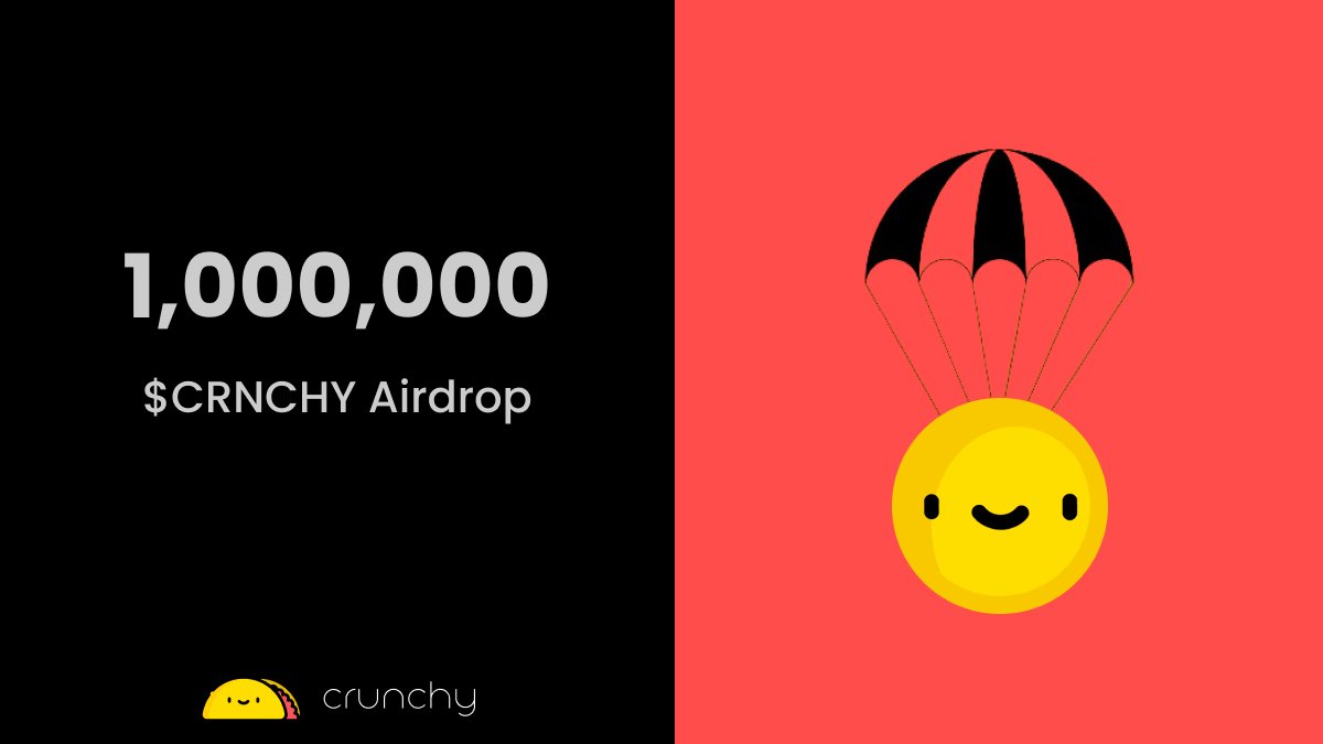 CrunchyTez's tweet image. 💸💸Airdrop incoming! 💸💸

We are airdropping 1,000,000 $CRNCHY tokens users that create a farm 🧑‍🌾 from now until 1600 EST 29 Feb 2024.

Create a farm here 👇
crunchy.network/#/farms

Rules and details 👇