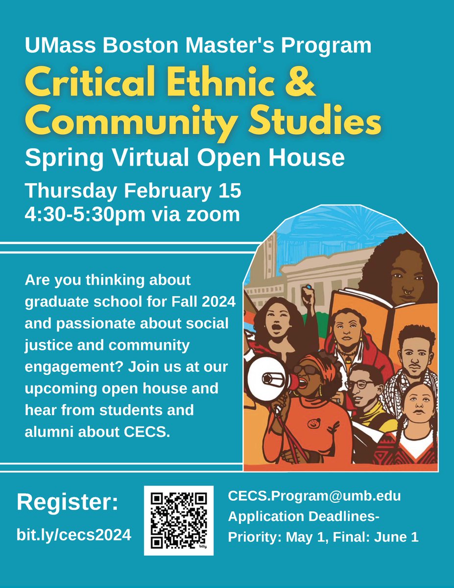 Today! Join us for our open house today at 4:30pm via zoom. Register: bit.ly/cecs2024