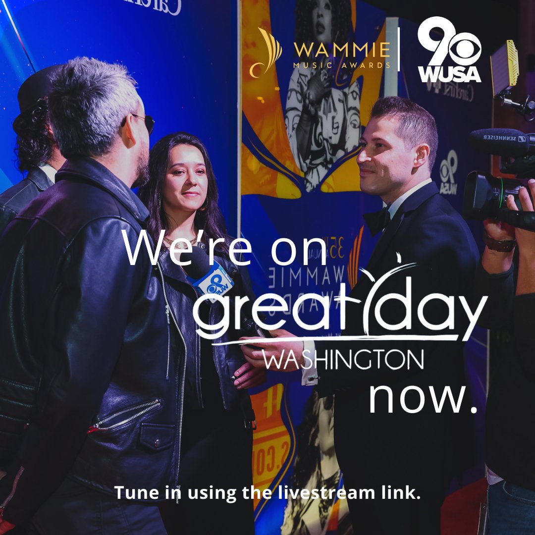 Don't miss out on the new and exciting updates about #TheWammies! Tune in now to @WUSA9 and join us in the celebration with @greatdaywash! bit.ly/48pCCma