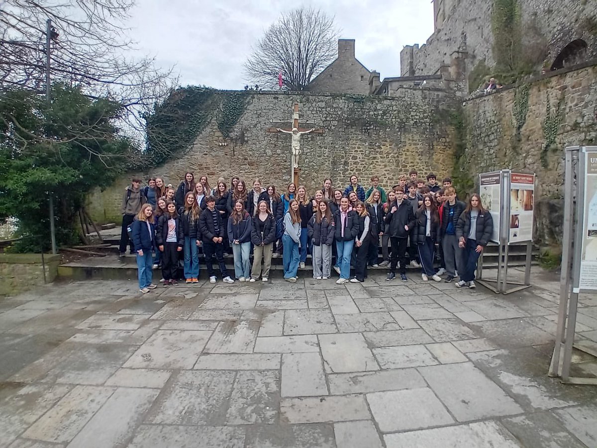 Yr10 have been fabulous to be with when visiting Abbaye du Mont-Saint- Michel today.