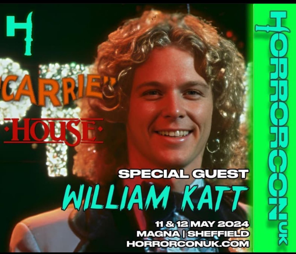 Fellow Creatures! Hot off the presses comes the next guest announcement for this upcoming May’s HorrorconUK @horrorconuk event, as Mr. William Katt has been confirmed as a welcome guest for the weekend this year. 
#horror #HorrorCommunity #HorrorFamily #HorrorMovies