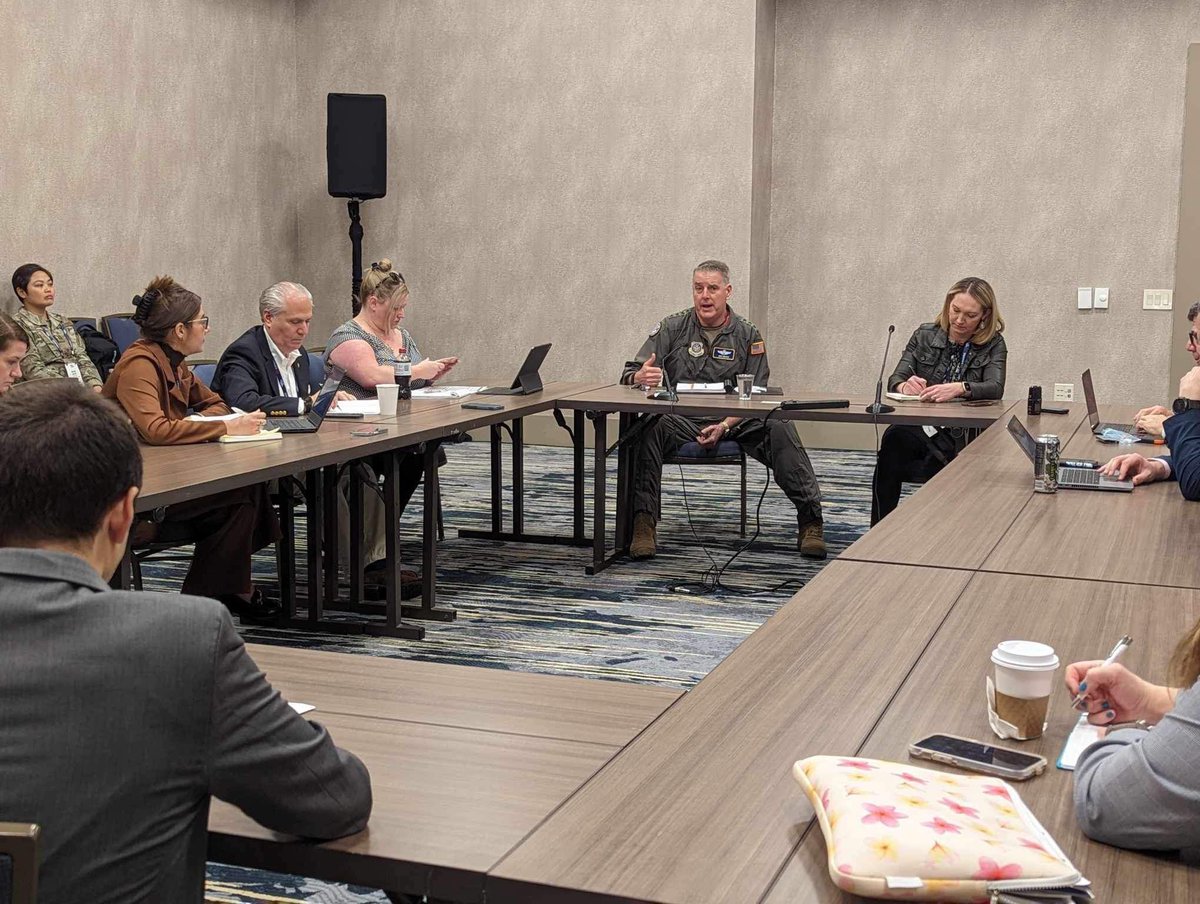 Great convo w/ media at #AFAColorado about AMC’s critical need to invest in connectivity, optimize human performance & create irreversible momentum on initiatives to ensure the Joint Force stays ready, agile, lethal. 💪 Thanks for taking time for a mobility update! @AFA_Air_Space
