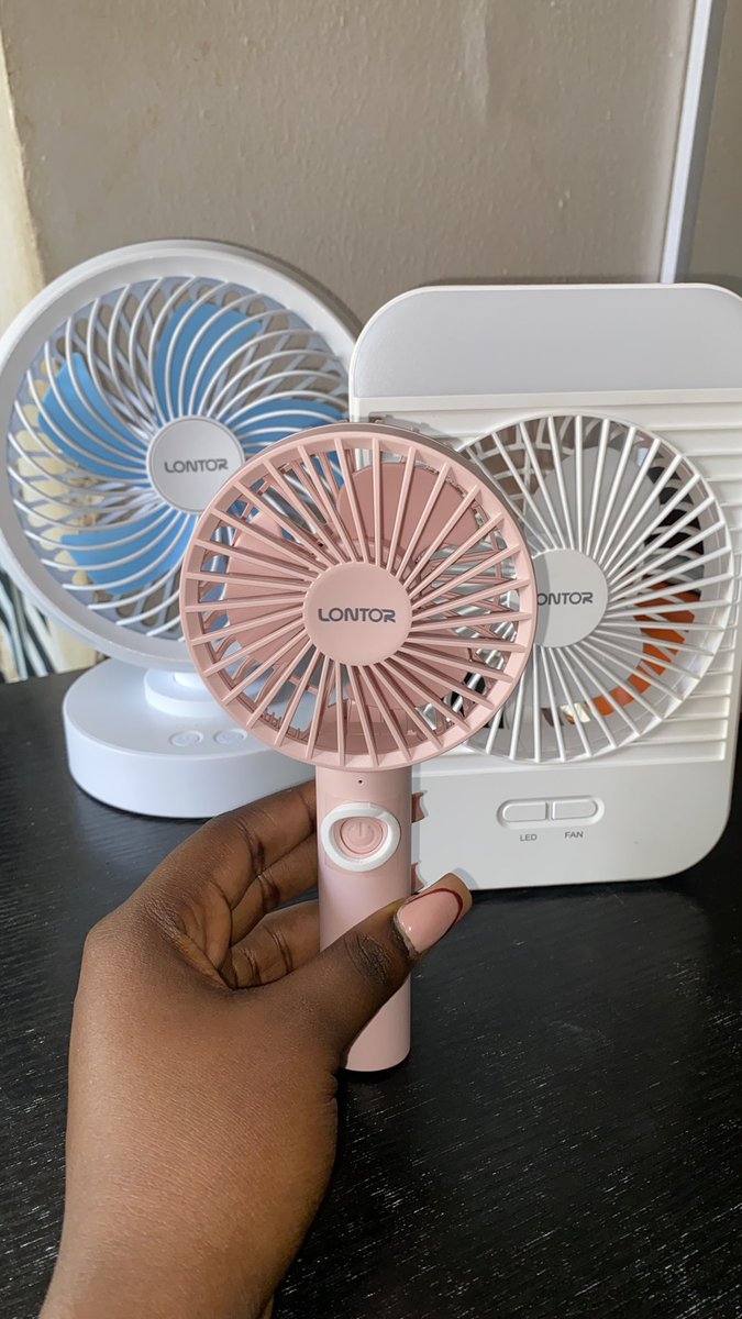 TN_lizzy's tweet photo. As we all know this planet is now very close to the sun and the heat is unbearable, you can get yourself a rechargeable fan from me instead of sweating all through the night. Prices ranges from 4k-18k.
Send a dm to get yours! No gree for heat !!! https://t.co/naG2TwxQ90