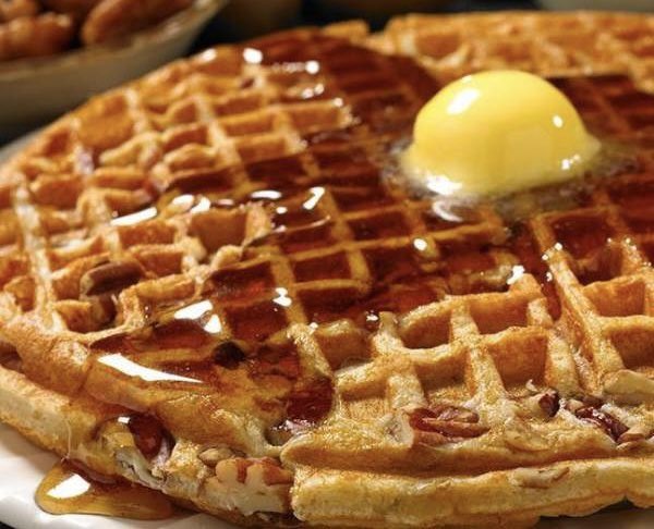 this waffle is nuts 🤯