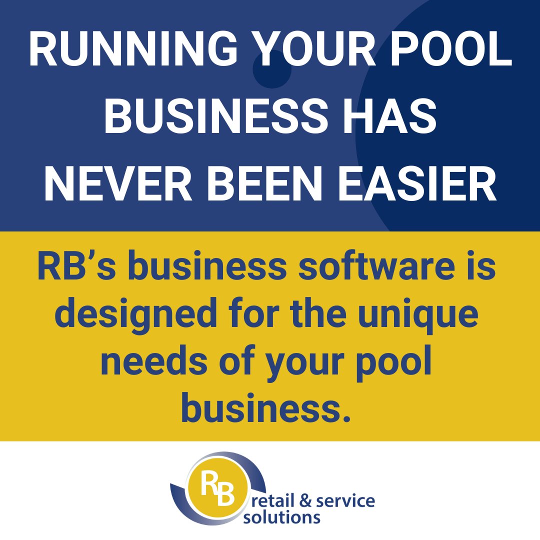 PoolProMag's tweet image. **Paid Advertisement**
RB’s business software is designed to make running your pool and spa business easier and more profitable. See How Much Time You’ll Save: rbretailandservicesolutions.com/times-savings-…

#poobusiness #poolandspa #poolsoftware #poolbusinesssoftware #poolcrm #poolpos