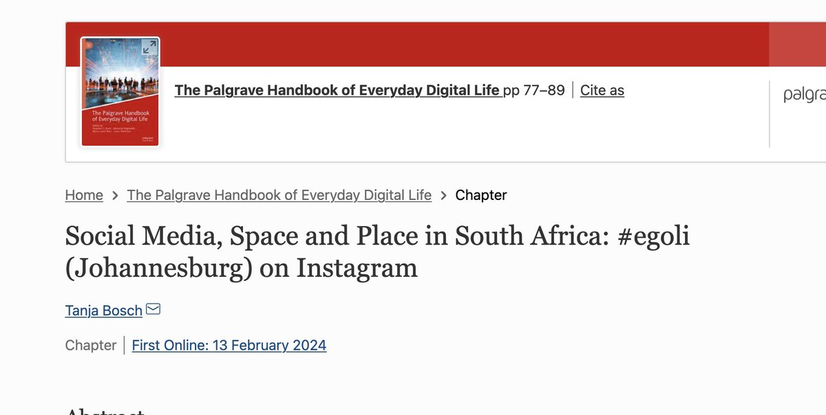 New publication alert! link.springer.com/book/10.1007/9… @FilmandMediaUCT @UCT_news