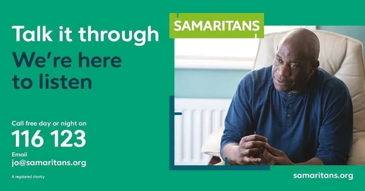 Dr Andy Mayers💡 (@drandymayers) on Twitter photo You can call <a href="/samaritans/">Samaritans</a> 24/7 about anything that's troubling you. It's free. It's confidential. It's non-judgemental buff.ly/2W80IjK <a href="/GrassrootsSP/">Grassroots Suicide Prevention</a> <a href="/thoughtclimber/">thoughtclimber</a> <a href="/DorsetMind/">Dorset Mind</a> <a href="/HealthyDorset/">Public Health Dorset</a> <a href="/DorsetHealth/">Dorset HealthCare</a> <a href="/bournemouthuni/">Bournemouth Uni</a> <a href="/SUBUBournemouth/">Students' Union at Bournemouth University</a> <a href="/Bournemouth_Psy/">Bournemouth Psych</a> <a href="/SamsBournemouth/">B'mouth Samaritans</a> You can call <a href="/samaritans/">Samaritans</a> 24/7 about anything that's troubling you. It's free. It's confidential. It's non-judgemental buff.ly/2W80IjK <a href="/GrassrootsSP/">Grassroots Suicide Prevention</a> <a href="/thoughtclimber/">thoughtclimber</a> <a href="/DorsetMind/">Dorset Mind</a> <a href="/HealthyDorset/">Public Health Dorset</a> <a href="/DorsetHealth/">Dorset HealthCare</a> <a href="/bournemouthuni/">Bournemouth Uni</a> <a href="/SUBUBournemouth/">Students' Union at Bournemouth University</a> <a href="/Bournemouth_Psy/">Bournemouth Psych</a> <a href="/SamsBournemouth/">B'mouth Samaritans</a>