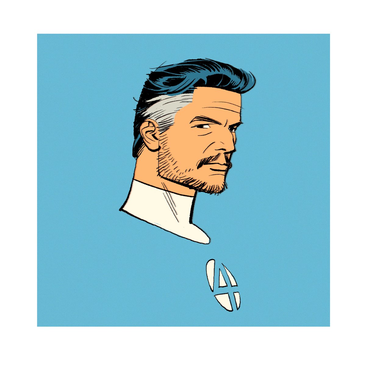 A quick Reed Richards before work #FantasticFour