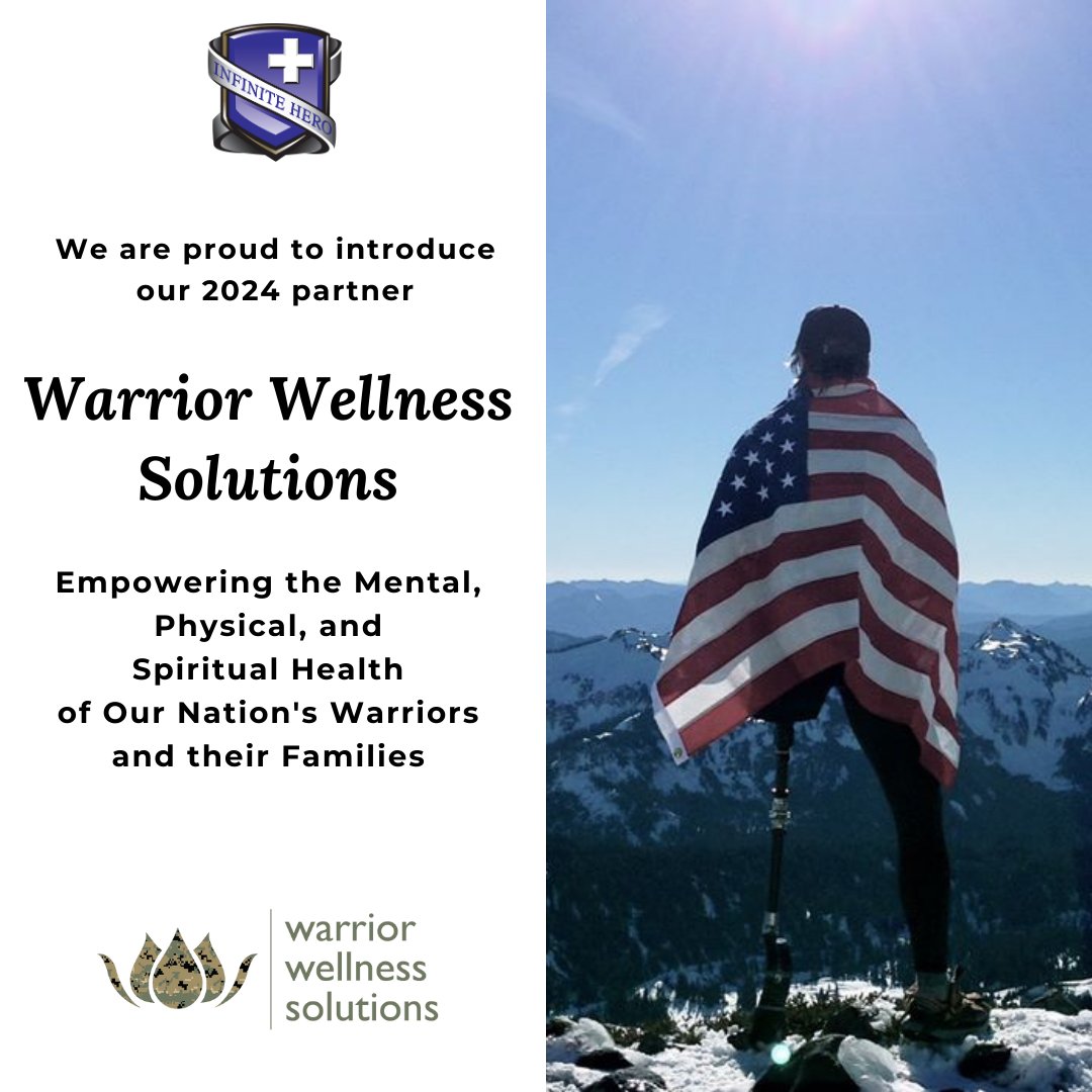 InfiniteHeroOrg's tweet image. Infinite Hero is proud to partner with Warrior Wellness Solutions in 2024 through a $99,840 grant for the Warrior Wellness Solutions – Functional Medicine Intervention for War-related Chronic Multi-symptom Illness program.

Learn more: infinitehero.org/success-storie…