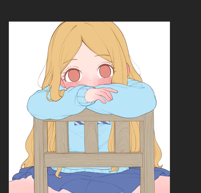 明日FANBOXに投下するひじりはイラストです久々に本気色塗りいってみようぜオラァ 