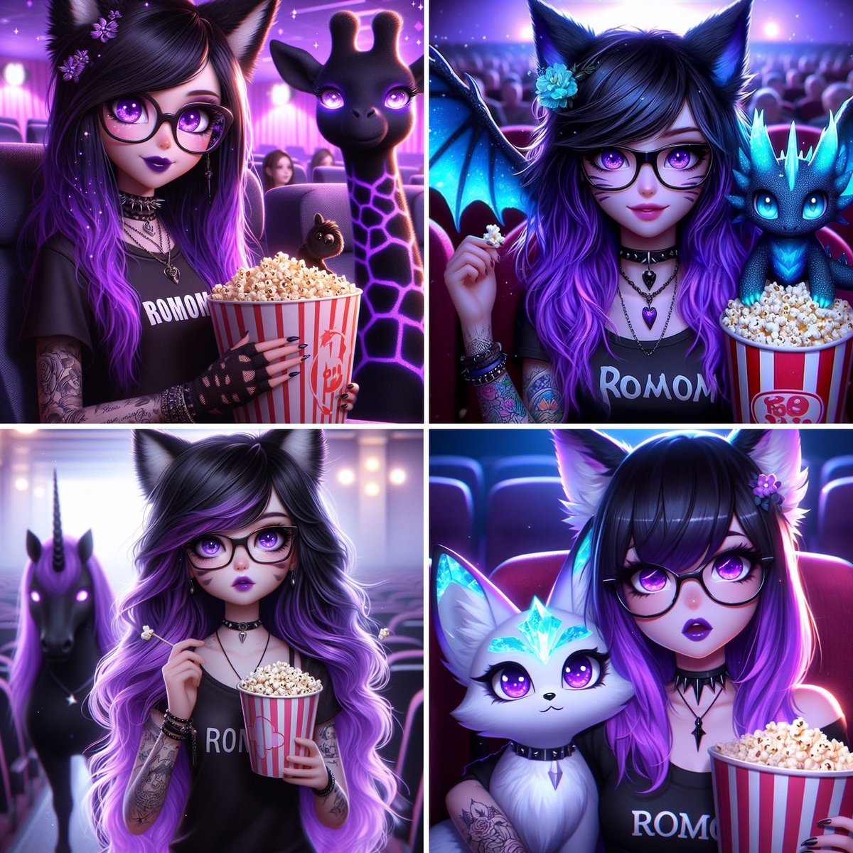 RoMomPlays's tweet photo. Got to take my fur and scaly babies to the new cinema that opened today in @RoPetsGame! ๐ฅ๐ฟ
Get readyโฆ I see some themed movie nights in our future! Whoโs in?? #ropets #ropetsgame #roblox
*ai generated https://t.co/yQILdEh4cW