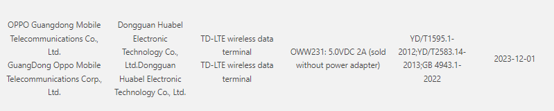 ZionsAnvin's tweet photo. OPPO Watch X's China variant (OWW231) has already received 3C and MIIT certifications. It supports 4G LTE connectivity via eSIM

It is expected to launch in March in China  with the OPPO Watch 4 branding 

#OPPO #OPPOWatchX #OnePlusWatch2 #OPPOWatch4 https://t.co/rPDsA81btc