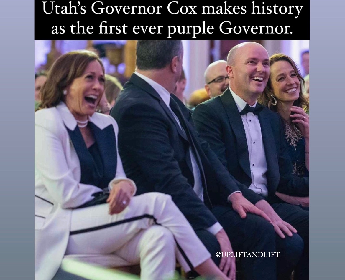 Color me purple 🥰

#utleg #electionyear #Utah