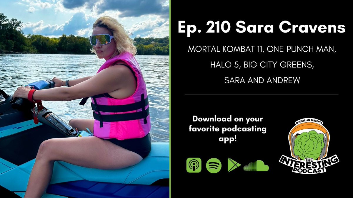 PodOfInterest's tweet image. NEW PODCAST! This episode is with the wonderful and hilarious @ThatsSoCravens! We talk about her growing up playing basketball, her musical comedy duo Sara and Andrew, booking her first game, singing in a Slaughter cover band and SO MUCH MORE!

Links at brianballance.com/podcast